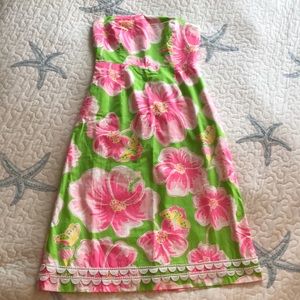 🌺 Lilly Pulitzer Strapless Dress